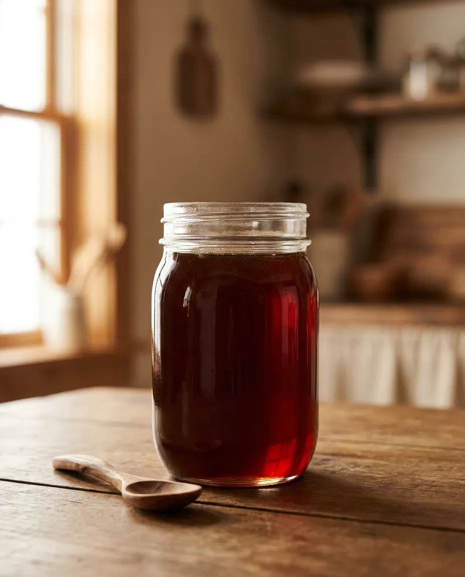 Jar of Apiary & Co. Buckwheat honey