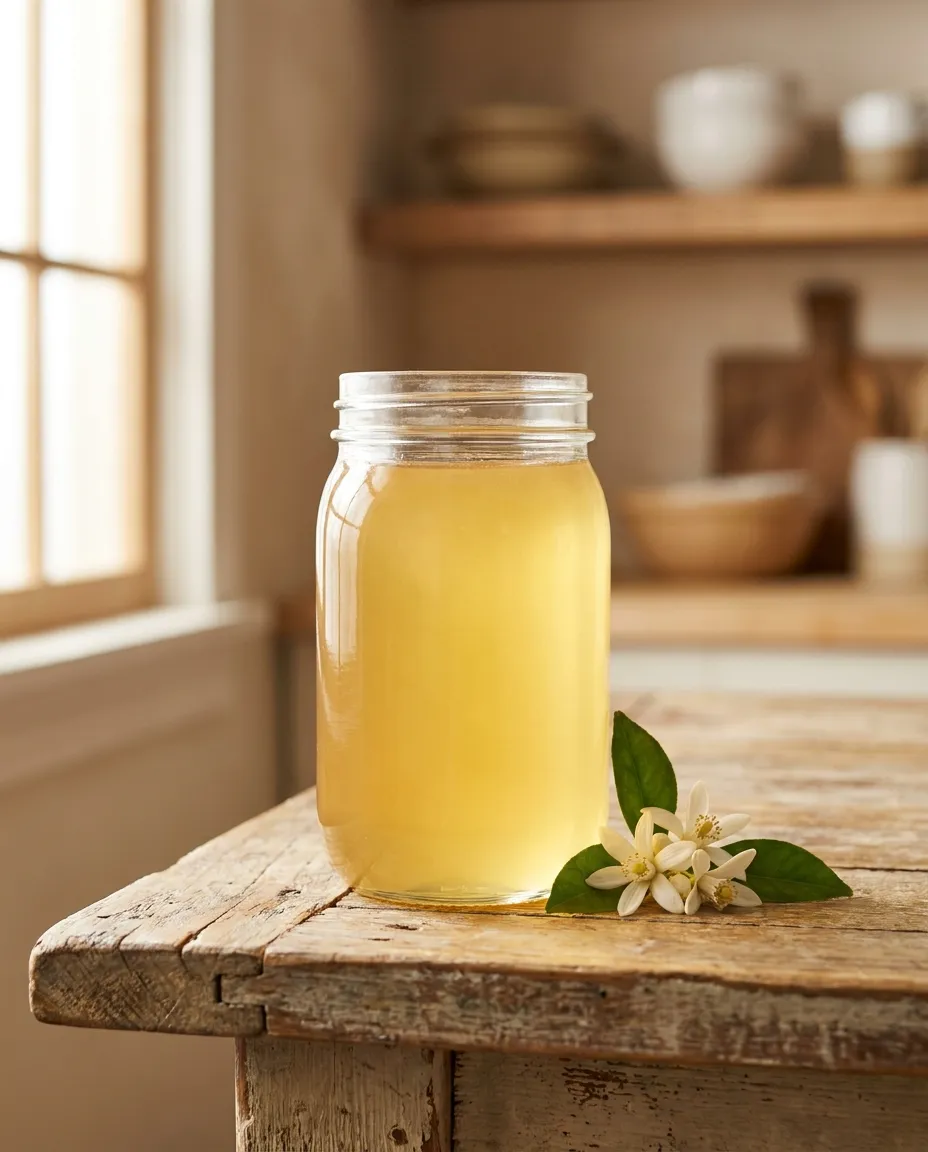 Jar of Apiary & Co. Orange Blossom honey